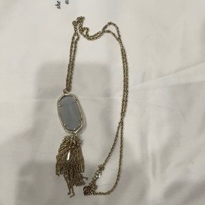 Kendra Scott tassel necklace.